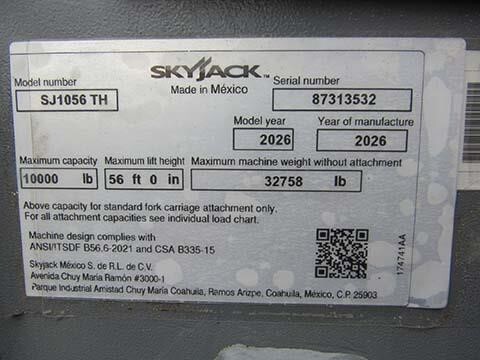 2026 Skyjack SJ1056 TH-35