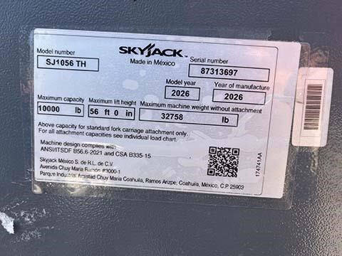 2026 Skyjack SJ1056 TH-21