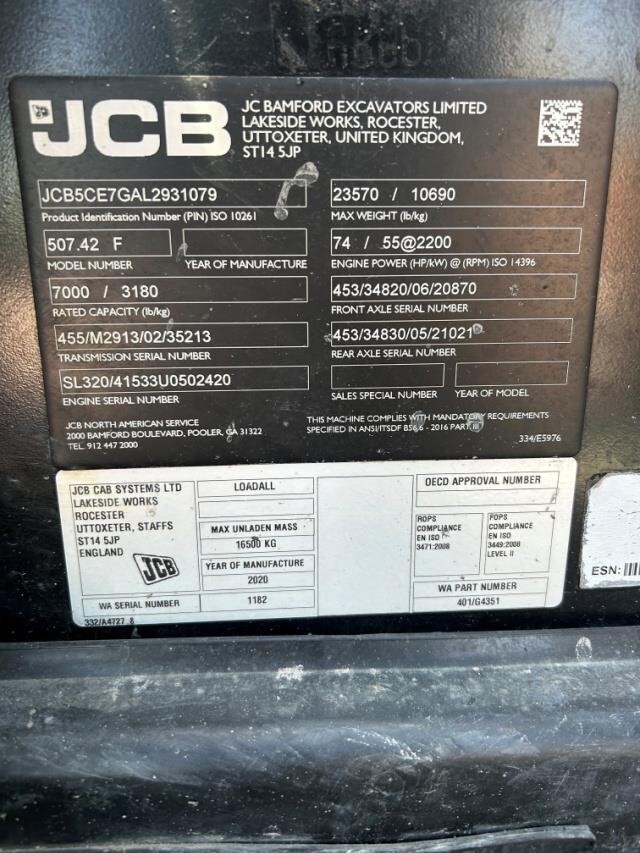 2021 JCB 507-42-6