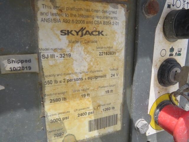 2020 Skyjack SJ3219-19