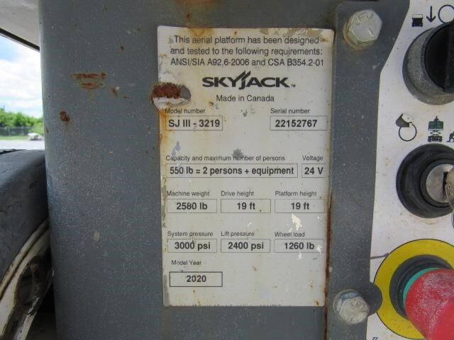 2020 Skyjack SJ3219-19