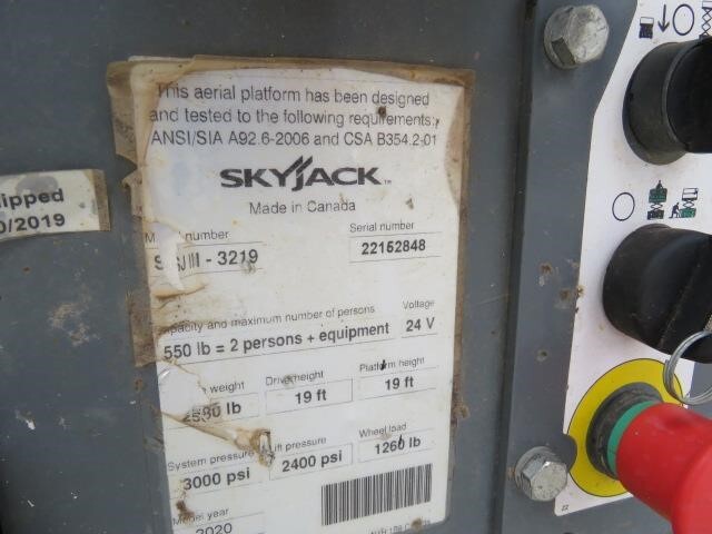 2020 Skyjack SJ3219-19