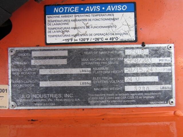 2019 JLG T500J-26