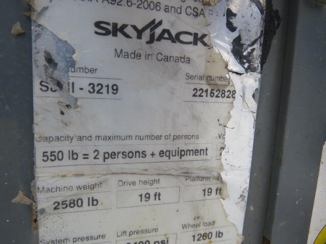 2020 Skyjack SJ3219-19