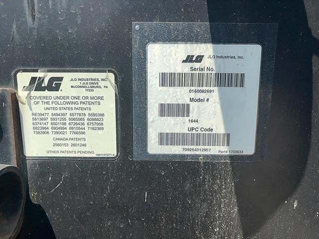 2017 JLG 1644-35