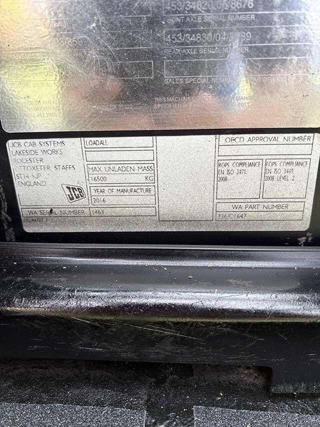 2016 JCB 509-42-16