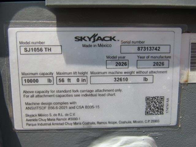 2026 Skyjack SJ1056 TH-31