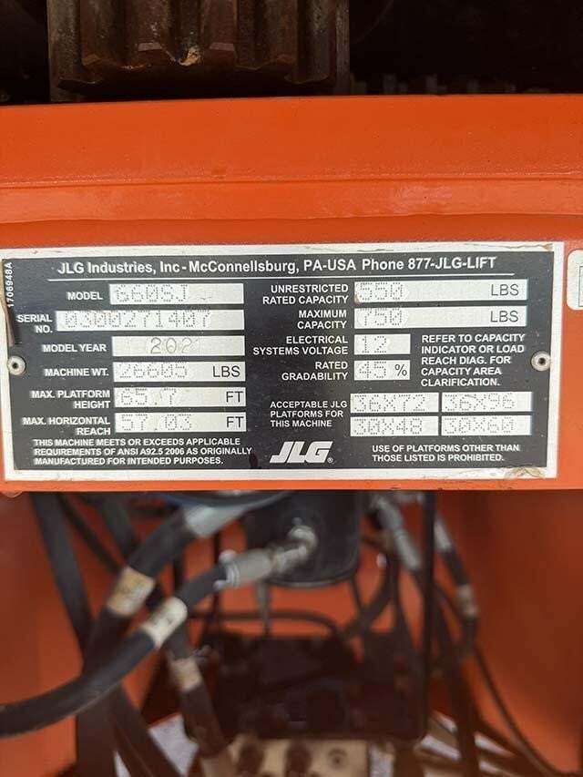 2021 JLG 660SJ-61
