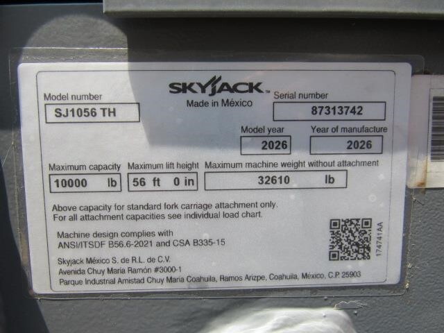 2026 Skyjack SJ1056 TH-31