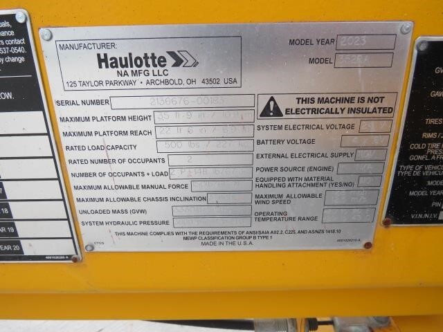 2023 Haulotte 3522A-20