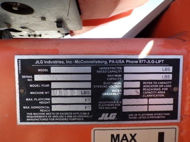 2018 JLG 340AJ-25