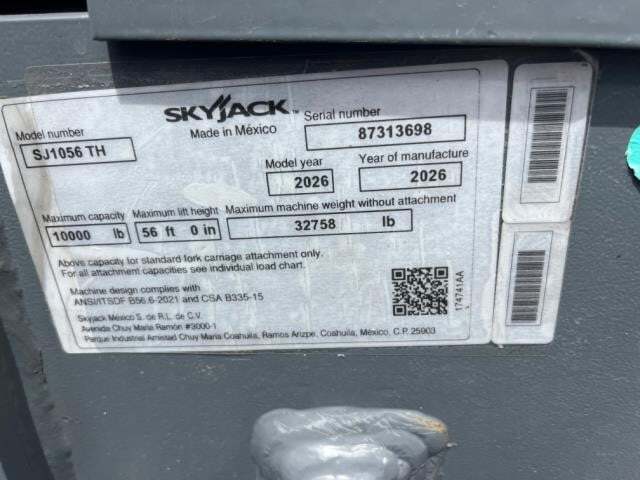 2026 Skyjack SJ1056 TH-18