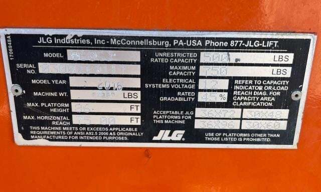 2016 JLG 860SJ-23