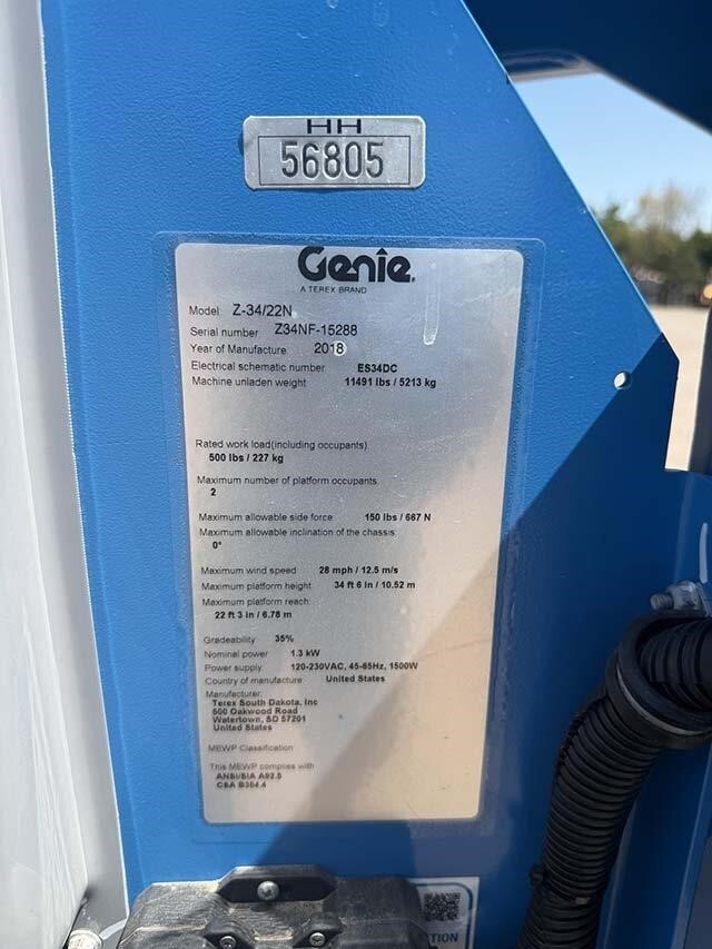 2018 Genie Z-34/22 N-49