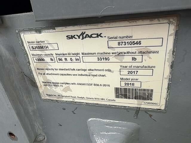 2018 Skyjack SJ1056 TH-31