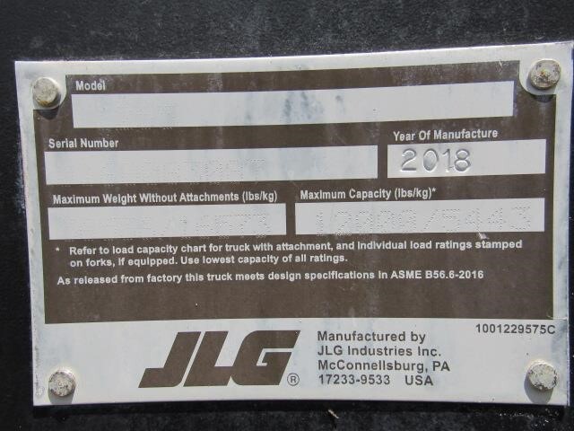 2018 JLG 1255-25