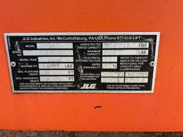 2016 JLG 600AJ-14