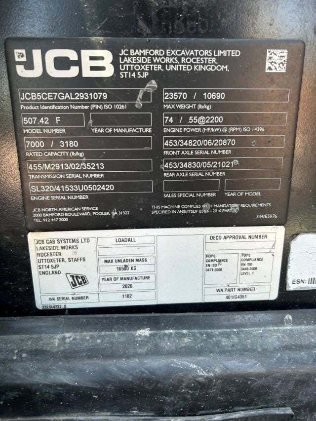 2021 JCB 507-42-6