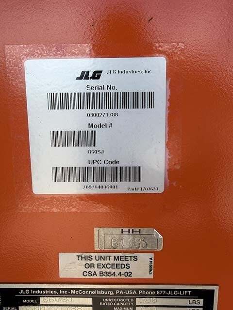 2020 JLG 860SJ-55