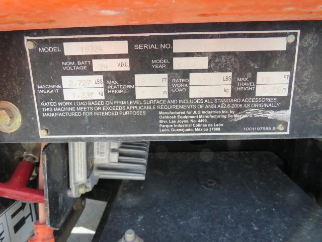 2020 JLG 1932R-19