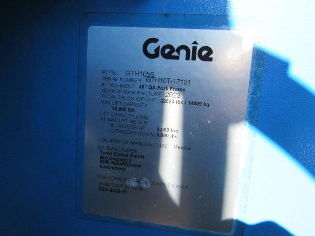 2023 Genie GTH-1056-25