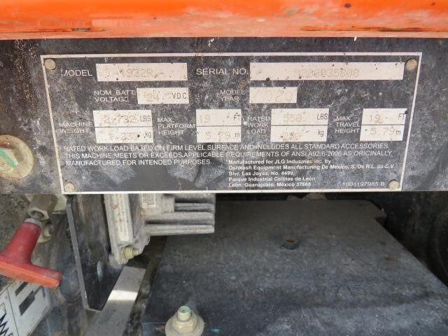 2020 JLG 1932R-19