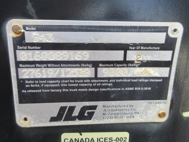 2018 JLG 943-23