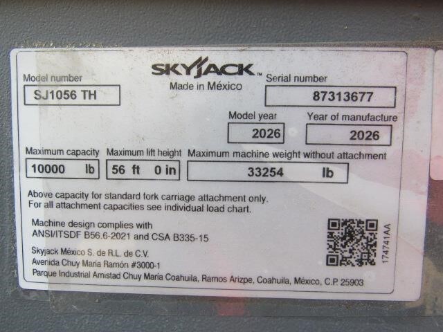 2026 Skyjack SJ1056 TH-31