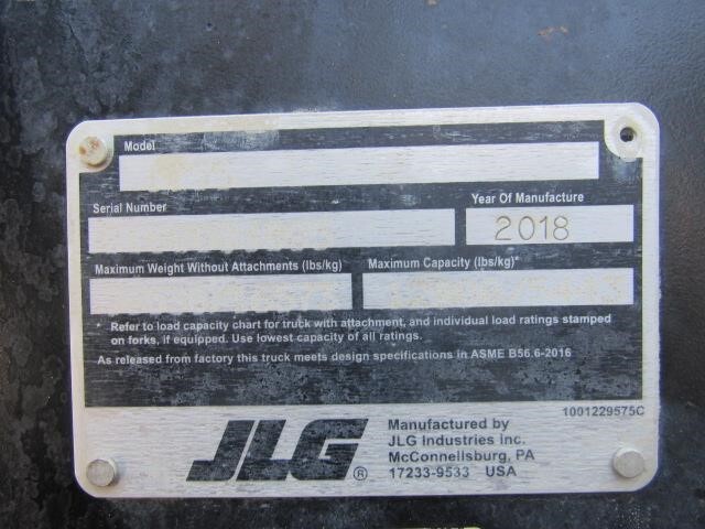 2018 JLG 1255-26