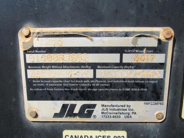 2017 JLG 1255-26