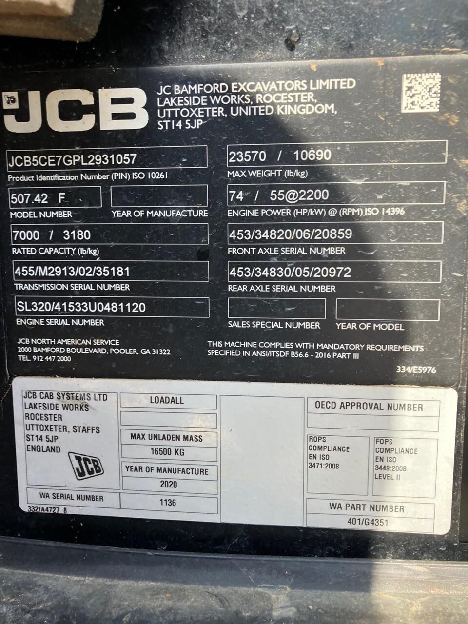 2021 JCB 507-42-6