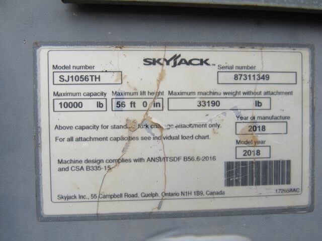 2019 Skyjack SJ1056 TH-26