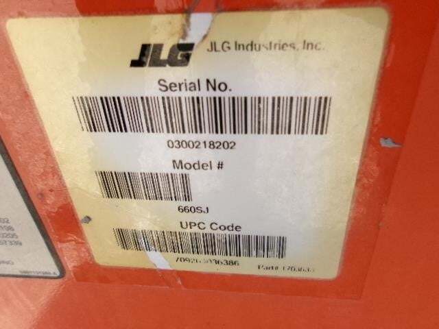 2016 JLG 660SJ-25