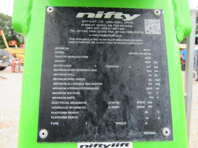 2024 Niftylift SP34 4x4-24