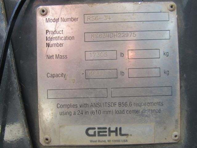 2016 Gehl RS6-34-22