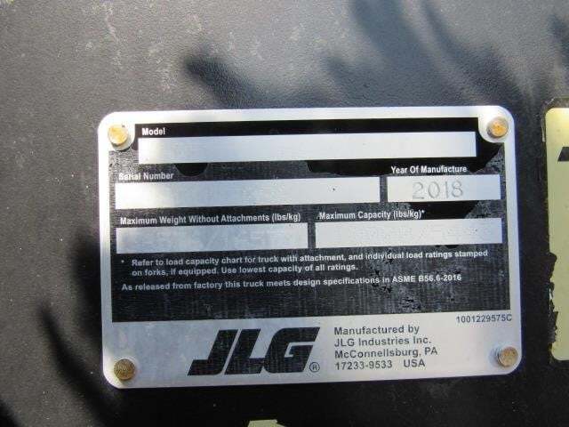 2018 JLG 1255-27