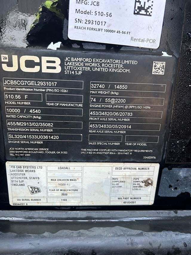 2020 JCB 510-56-10