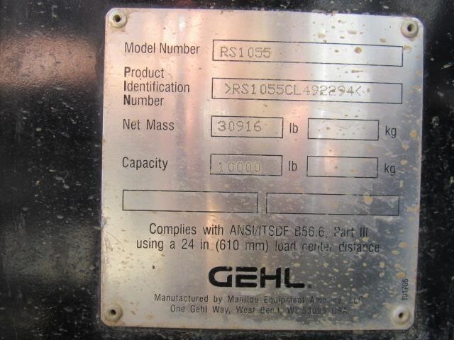 2019 Gehl RS10-55-27
