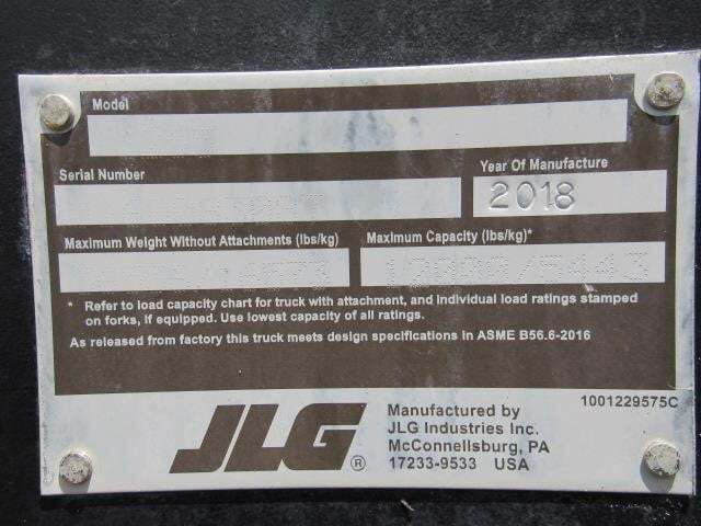 2018 JLG 1255-25