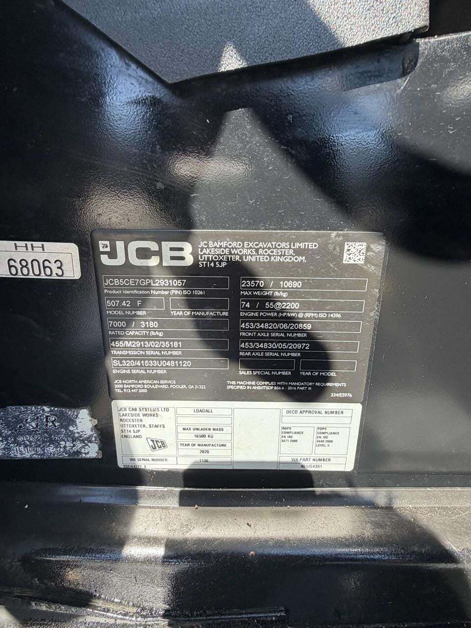 2021 JCB 507-42-34