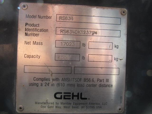 2018 Gehl RS6-34-24