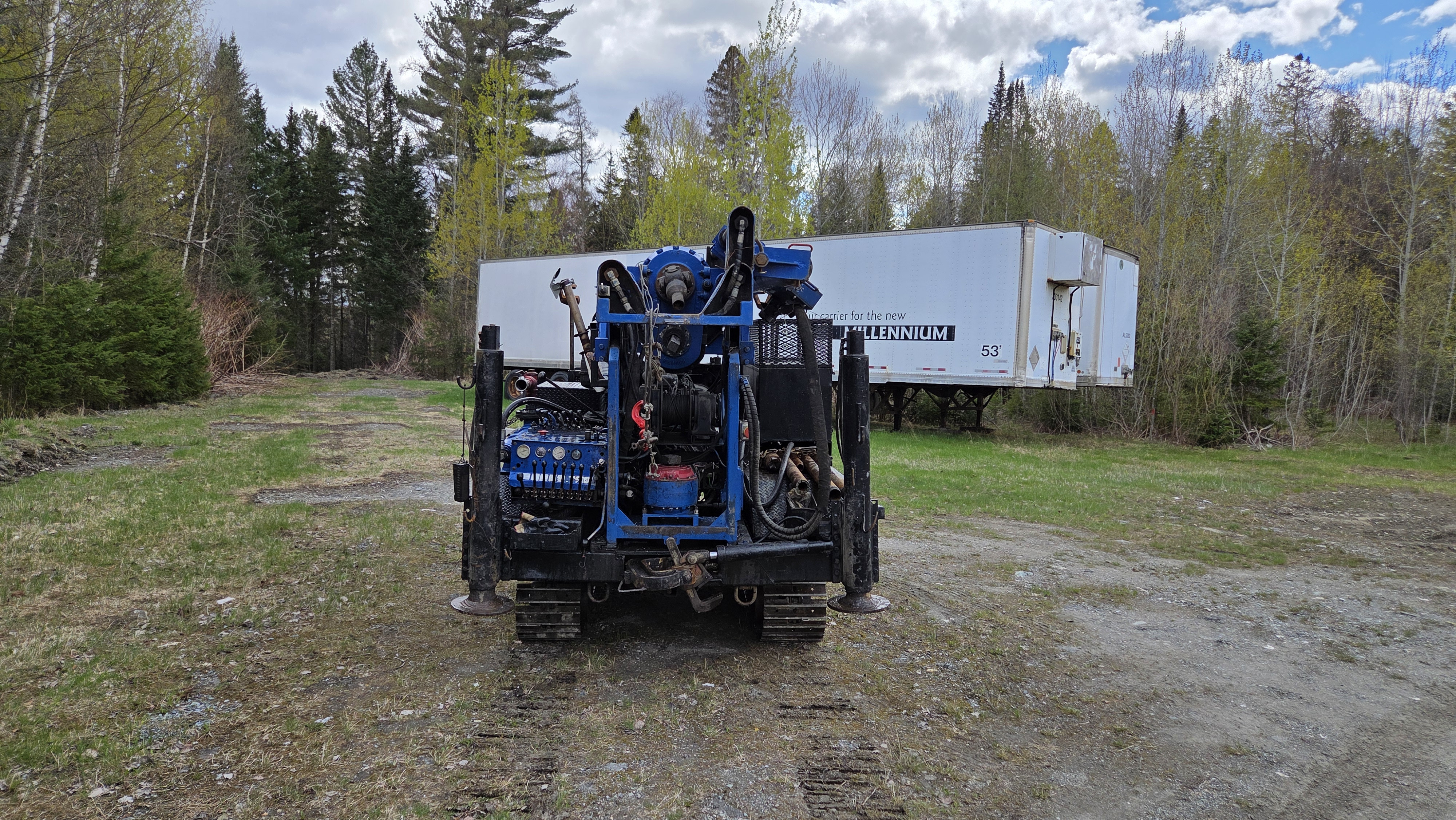 1986 Diedrich Drill D-50 ON STEEL TRACK