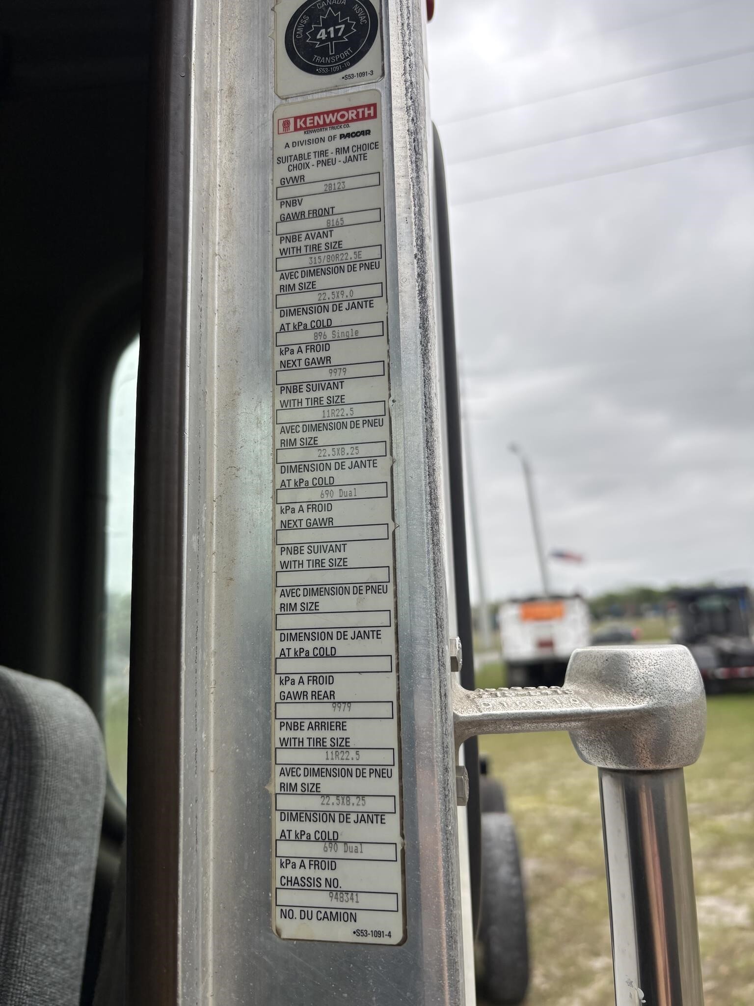 2011 Kenworth T800