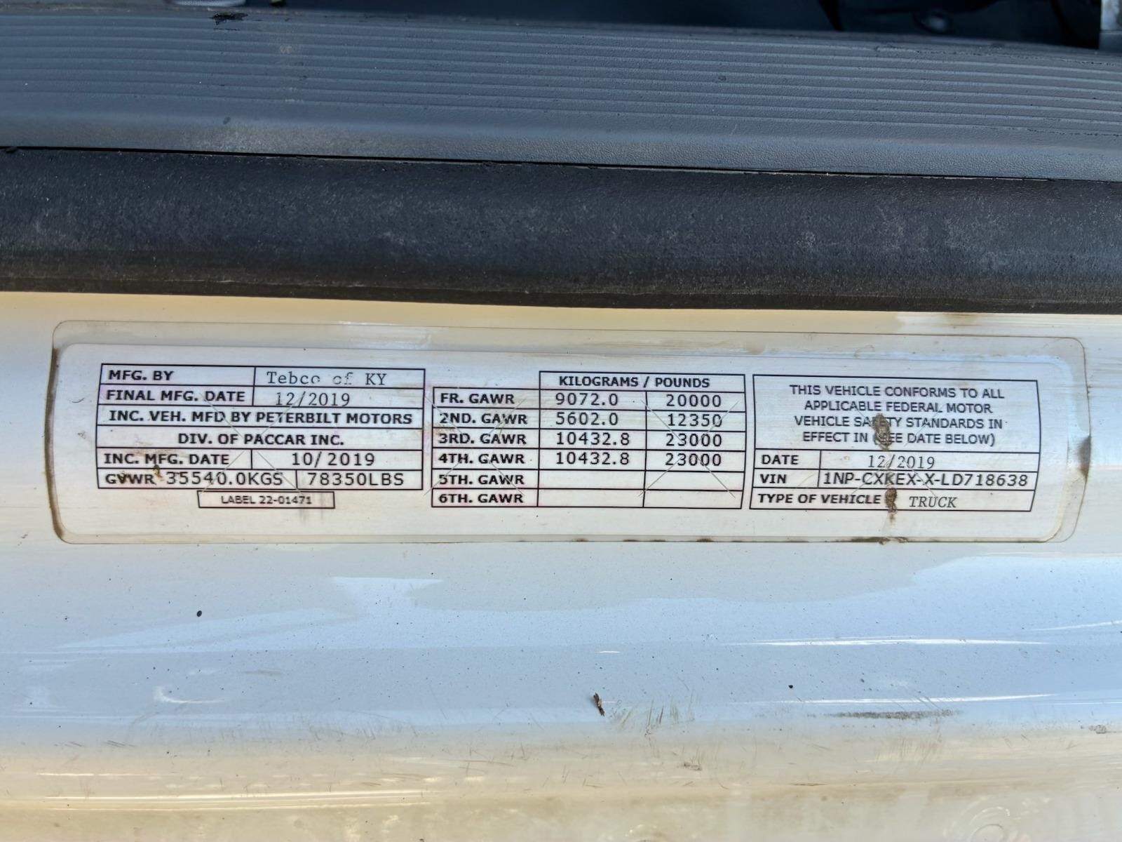 2020 Peterbilt 567