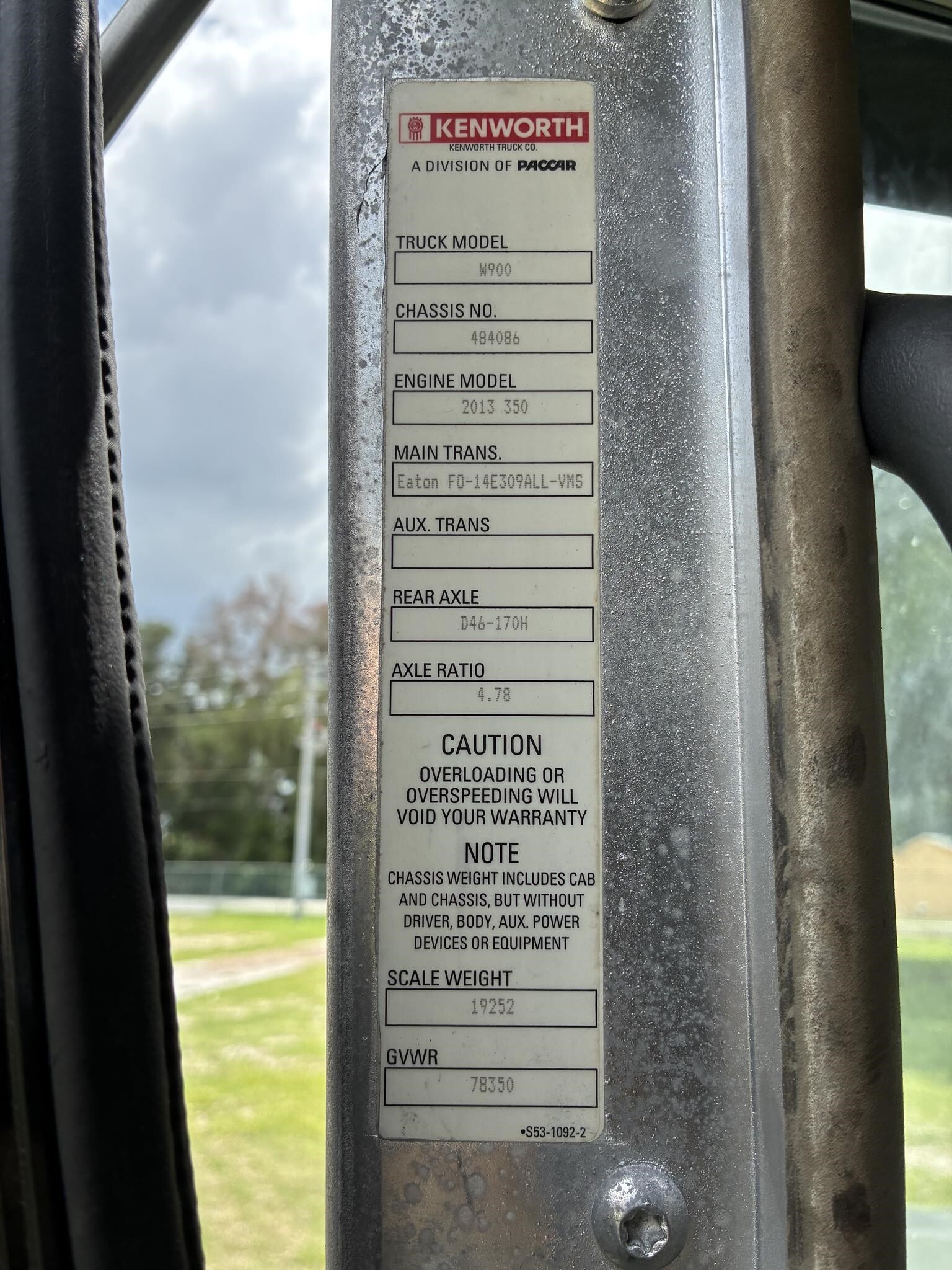 2016 Kenworth W900