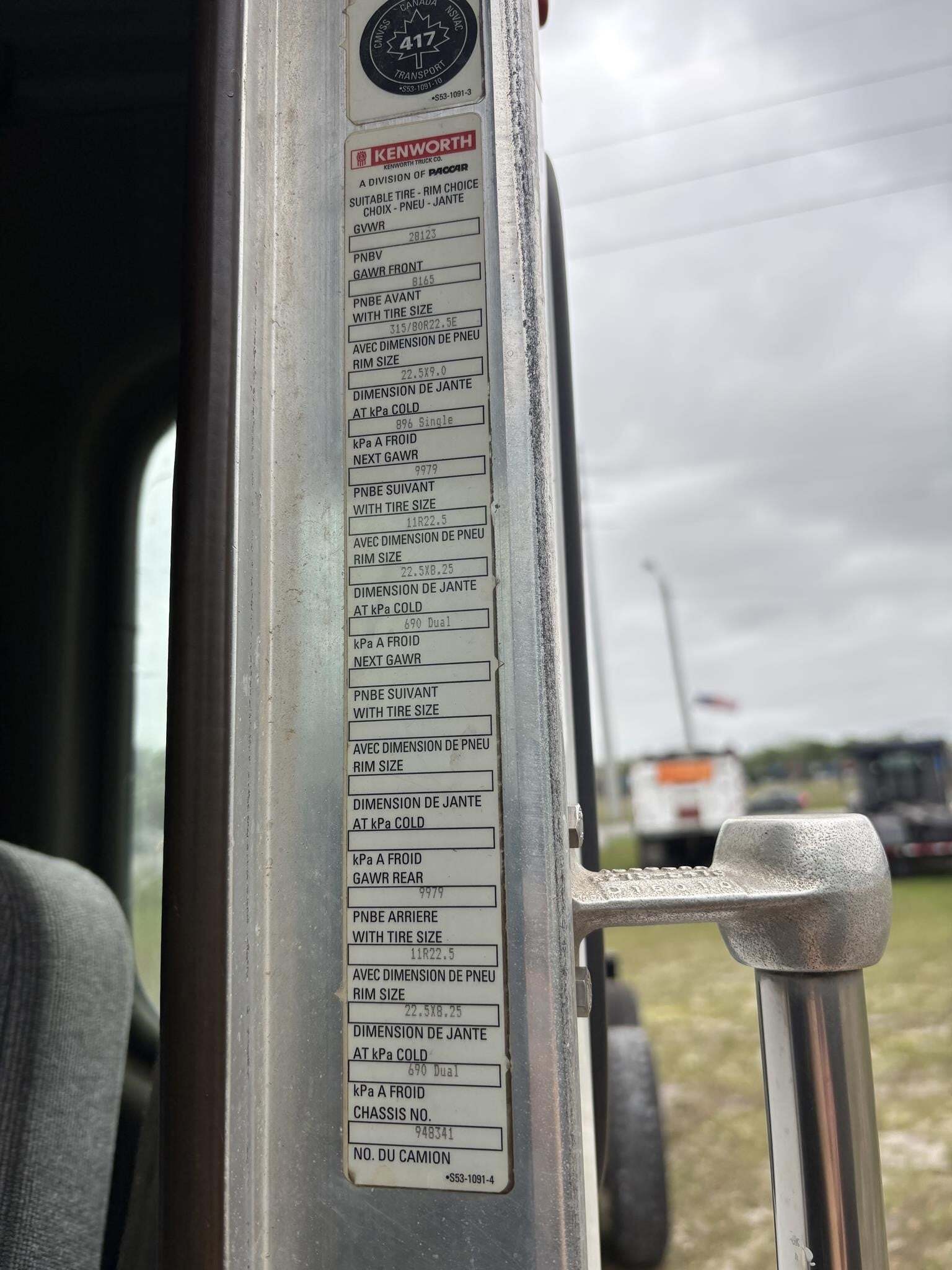2011 Kenworth T800