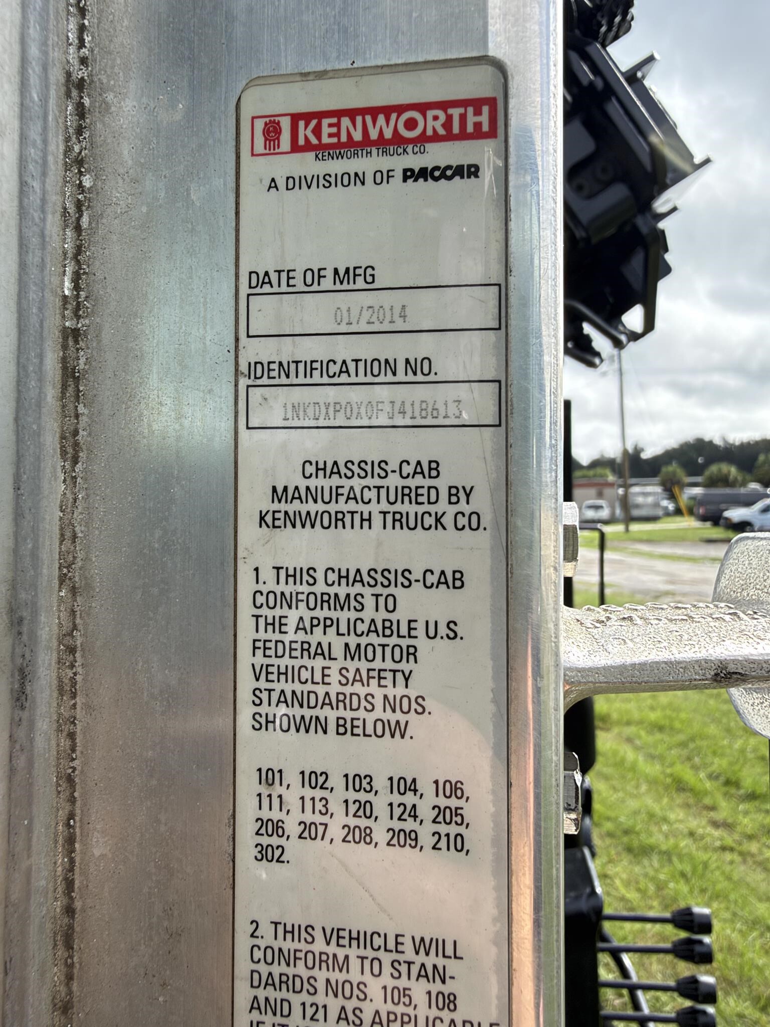 2015 Kenworth T800