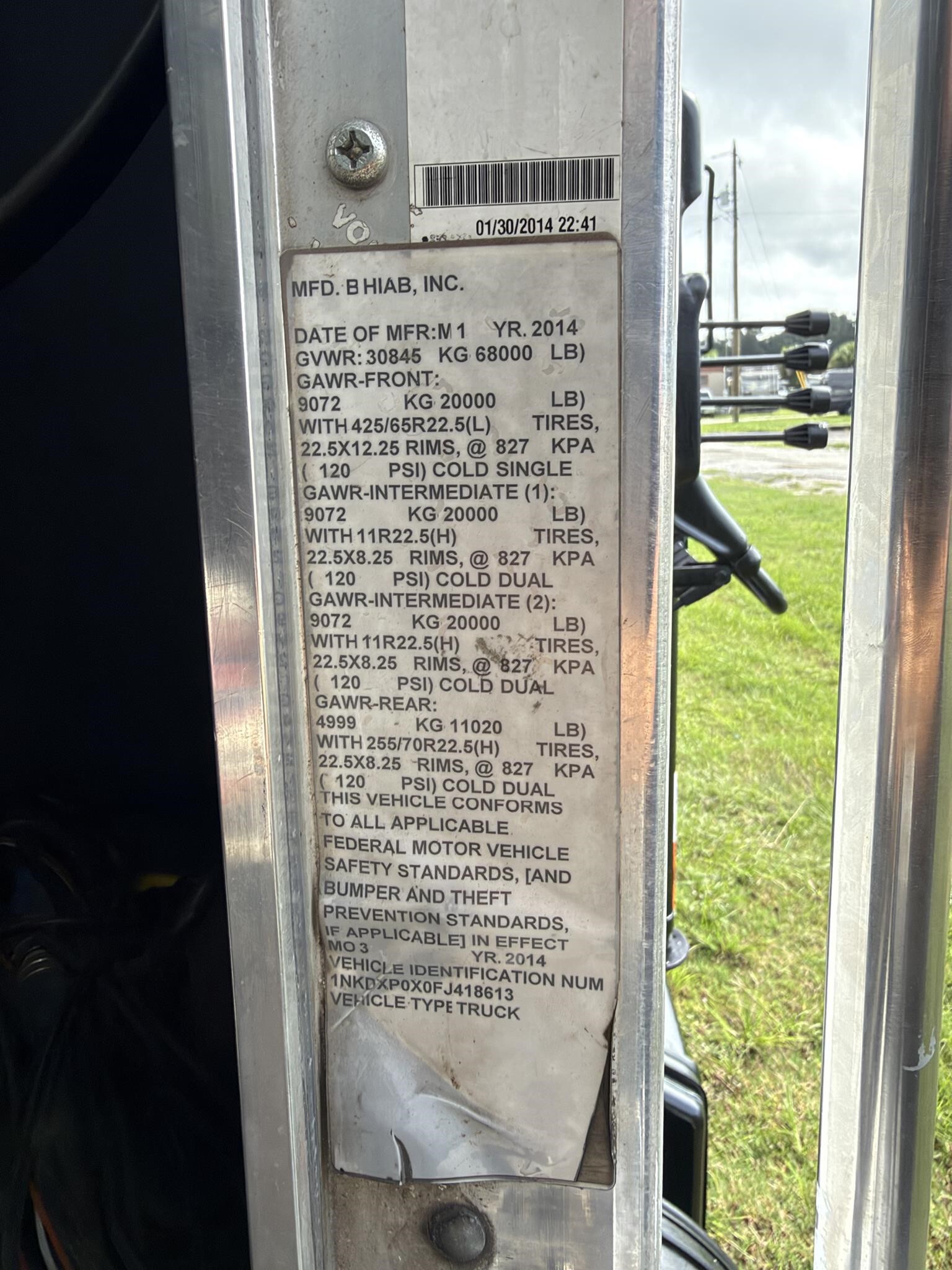 2015 Kenworth T800