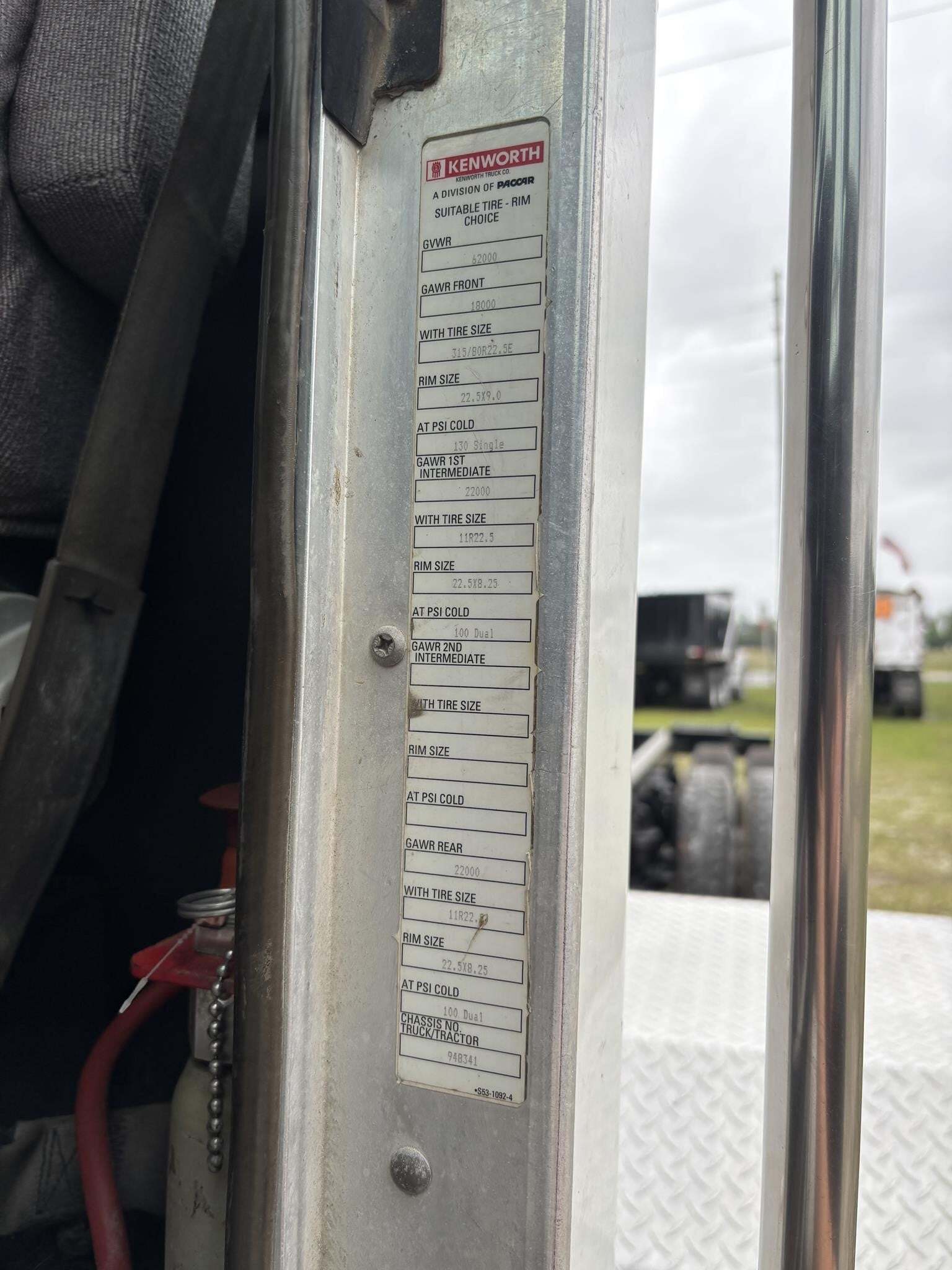 2011 Kenworth T800