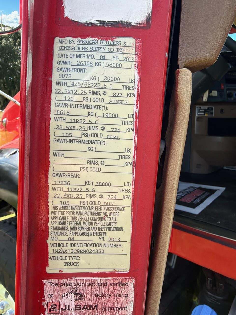 2014 Mack GRANITE GU813